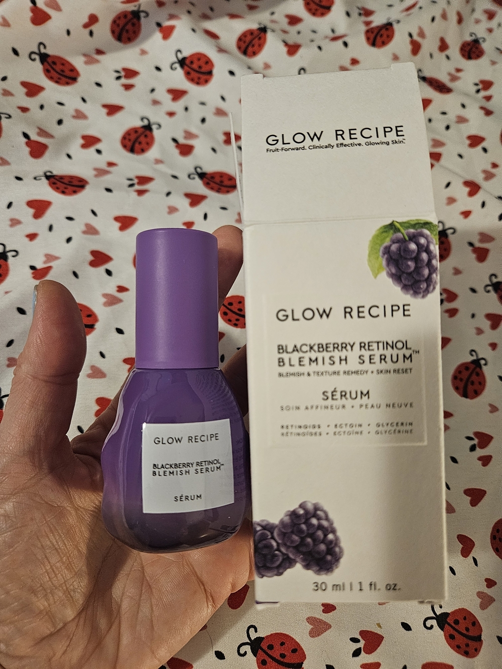 Glow Recipe Blackberry Retinol Blemish Serum - Purple